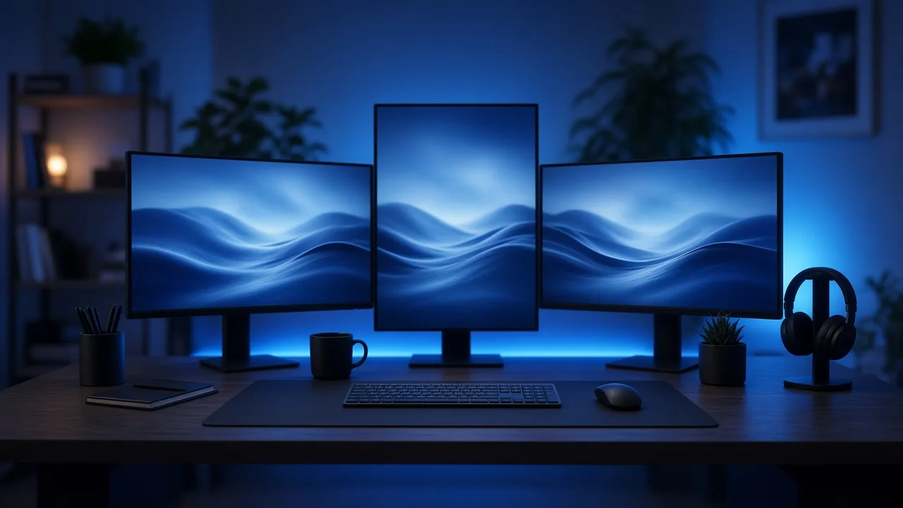 Multi-Monitor: Arbeit und Live-TV trennen